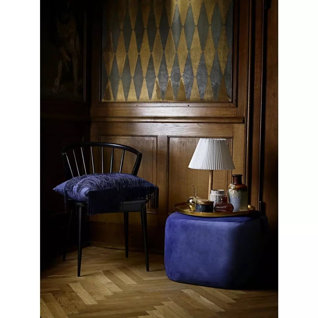 Bloomingville - Nordic, Puf med lille hank, Polyester H.40xB.55xL55 cm - Bloomingville - DesignGaragen.dk