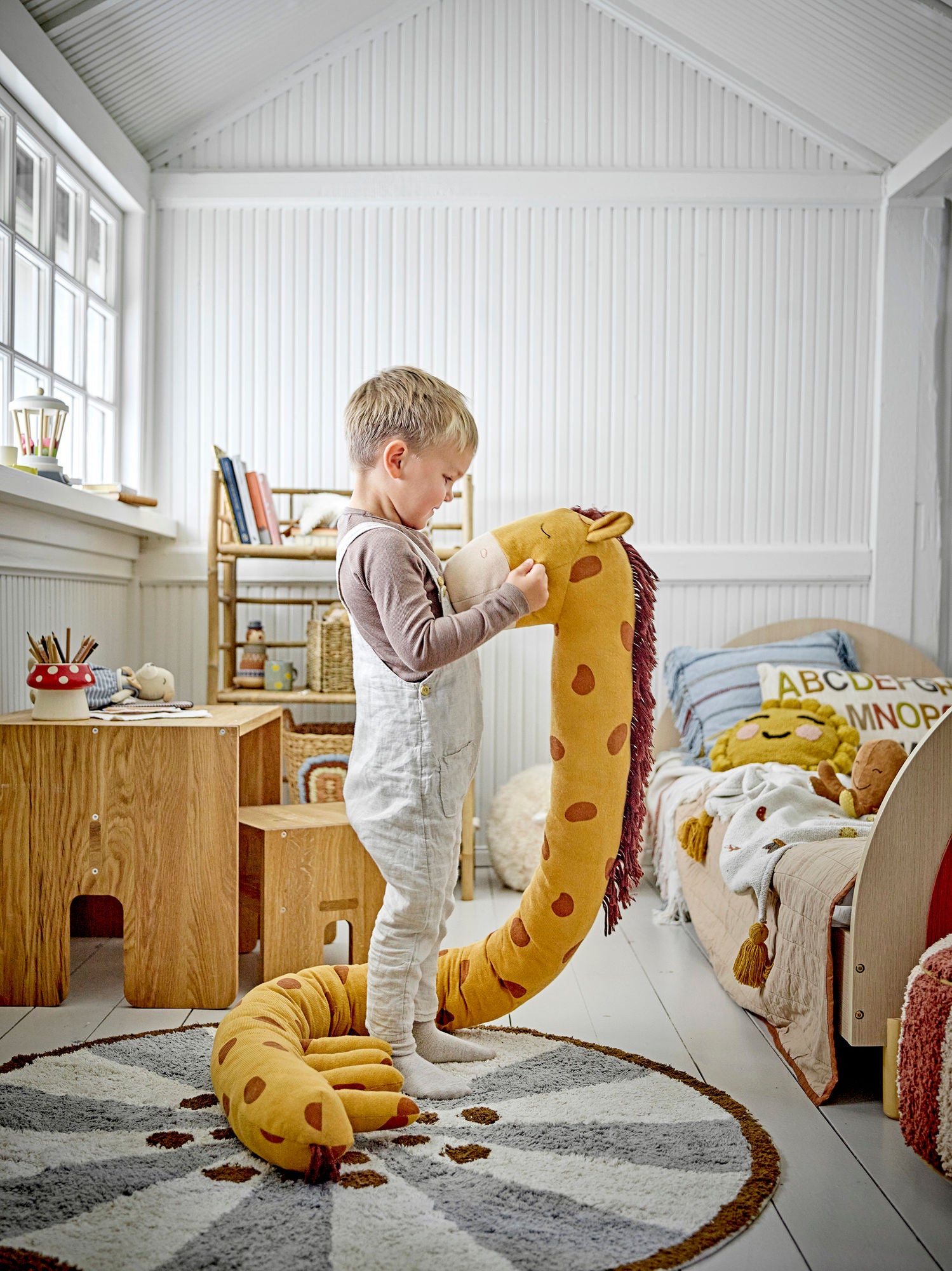 Bloomingville MINI Ibber Bamse, Orange, Bomuld - Bloomingville MINI - DesignGaragen.dk