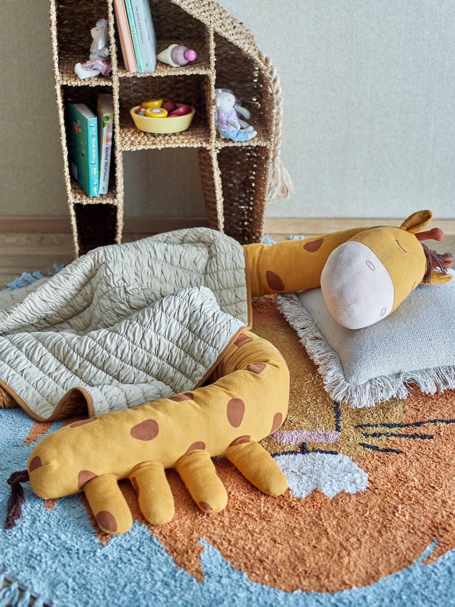 Bloomingville MINI Ibber Bamse, Orange, Bomuld - Bloomingville MINI - DesignGaragen.dk