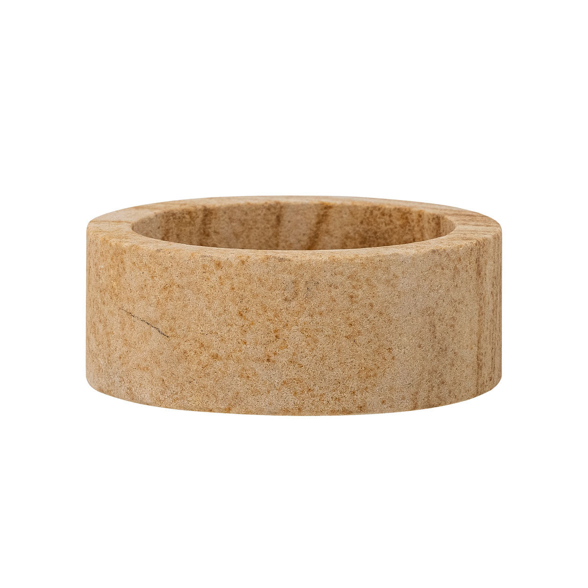Bloomingville Dalin Votive & Candle Holder, Brun, Sandsten - Bloomingville - DesignGaragen.dk