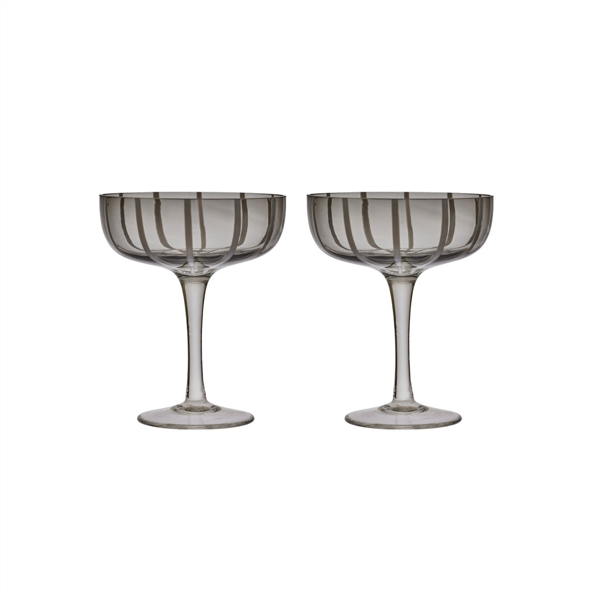 Oyoy Living Mizu Coupe Glass - 2 - harmaa pakkaus