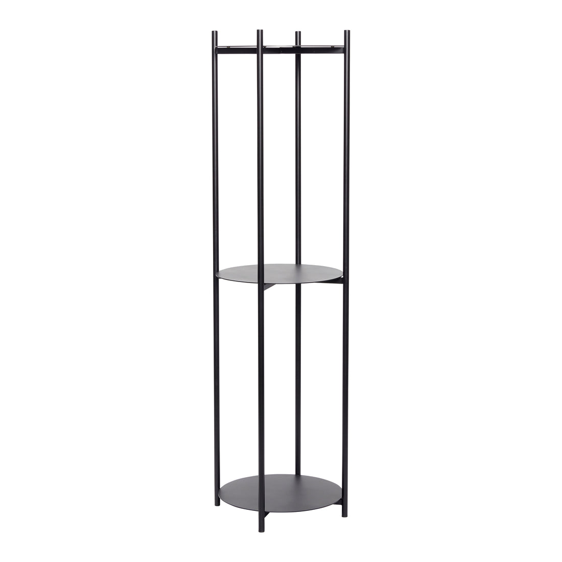 Normihyllysylinteri musta - Ø44xh152cm