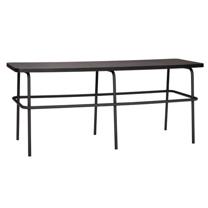 Tuhkapenkki musta - 110x39xh46cm