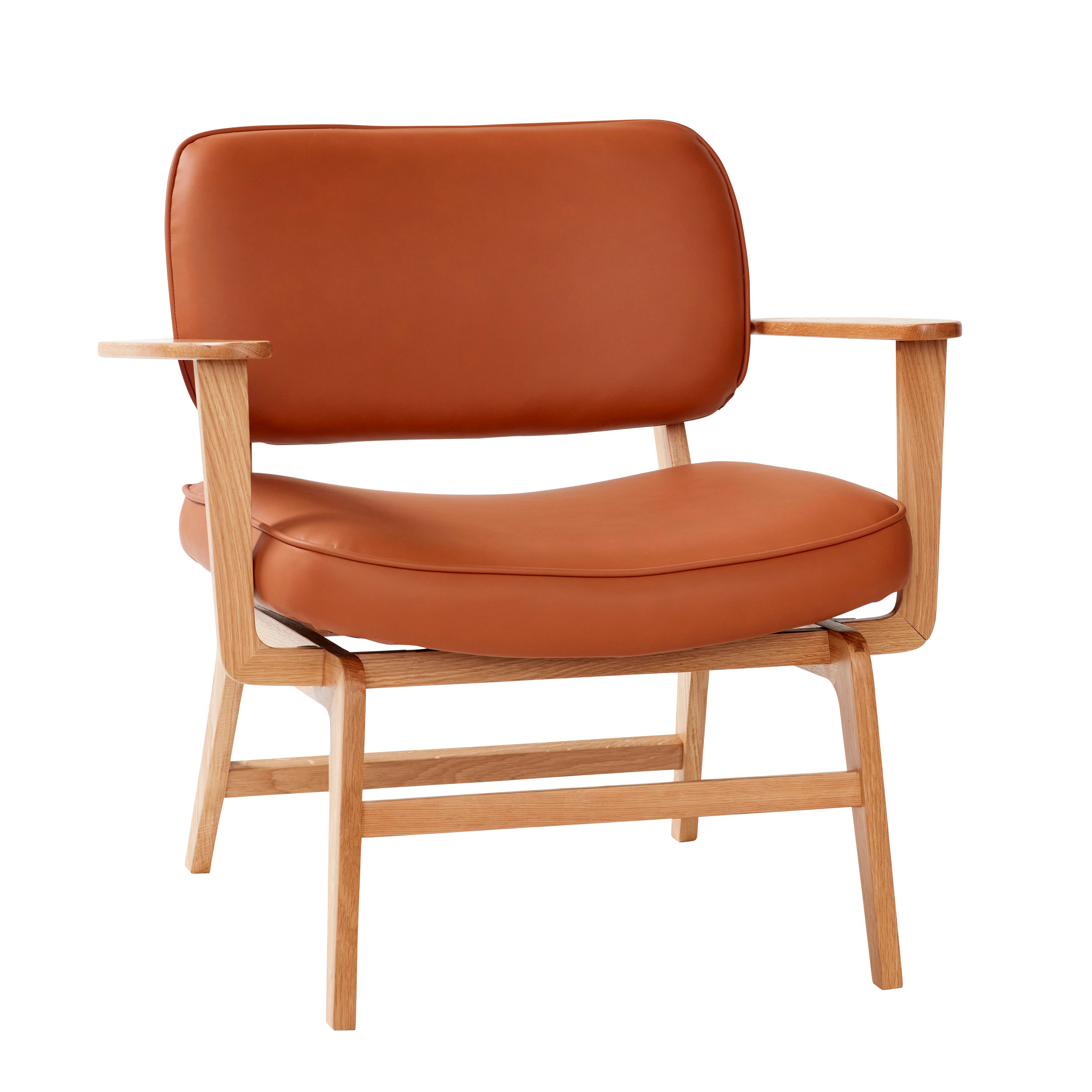 Haze Lounge -tuoli ruskea/luonto - 80x64xh71cm