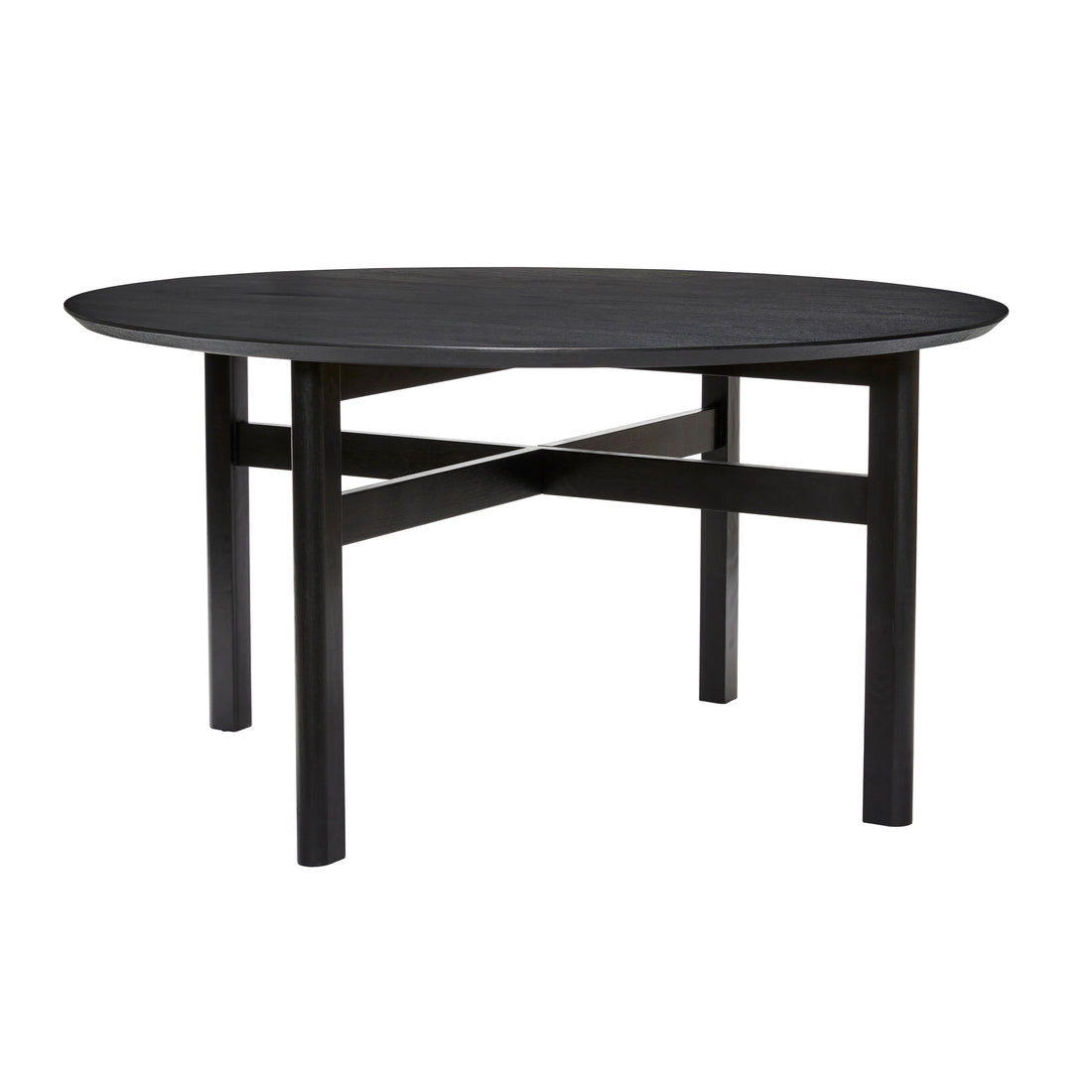 Vuonon ruokapöytä iso musta - Ø140xh74cm