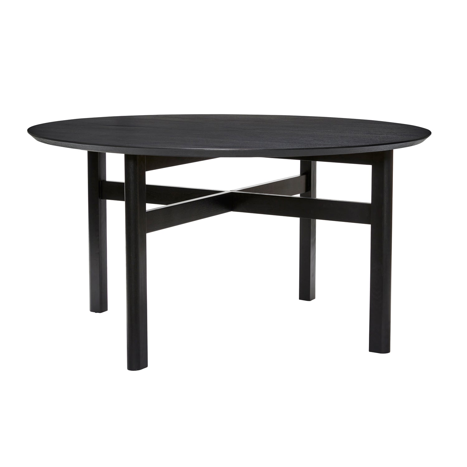 Vuonon ruokapöytä iso musta - Ø140xh74cm