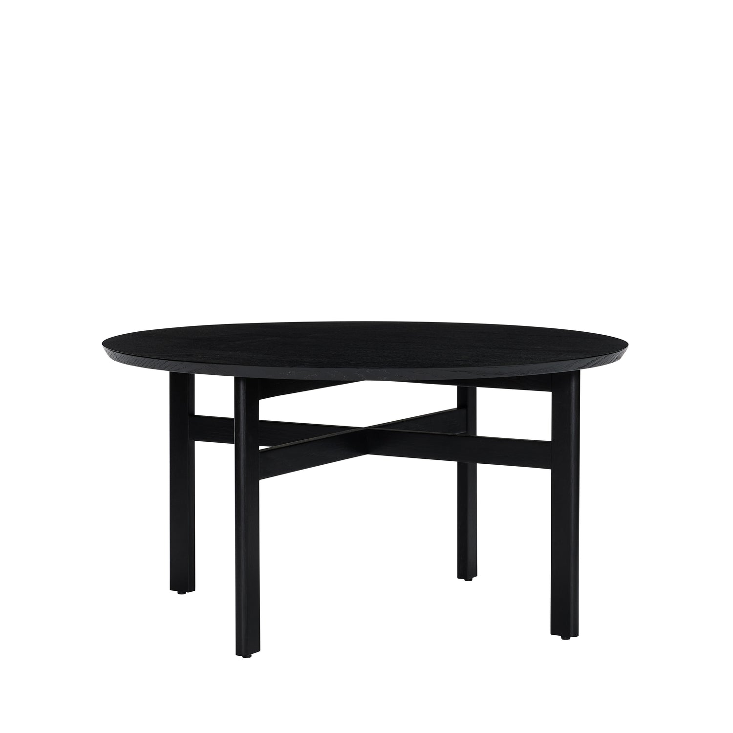 Fjord -sohvapöytä musta - Ø80xh42cm