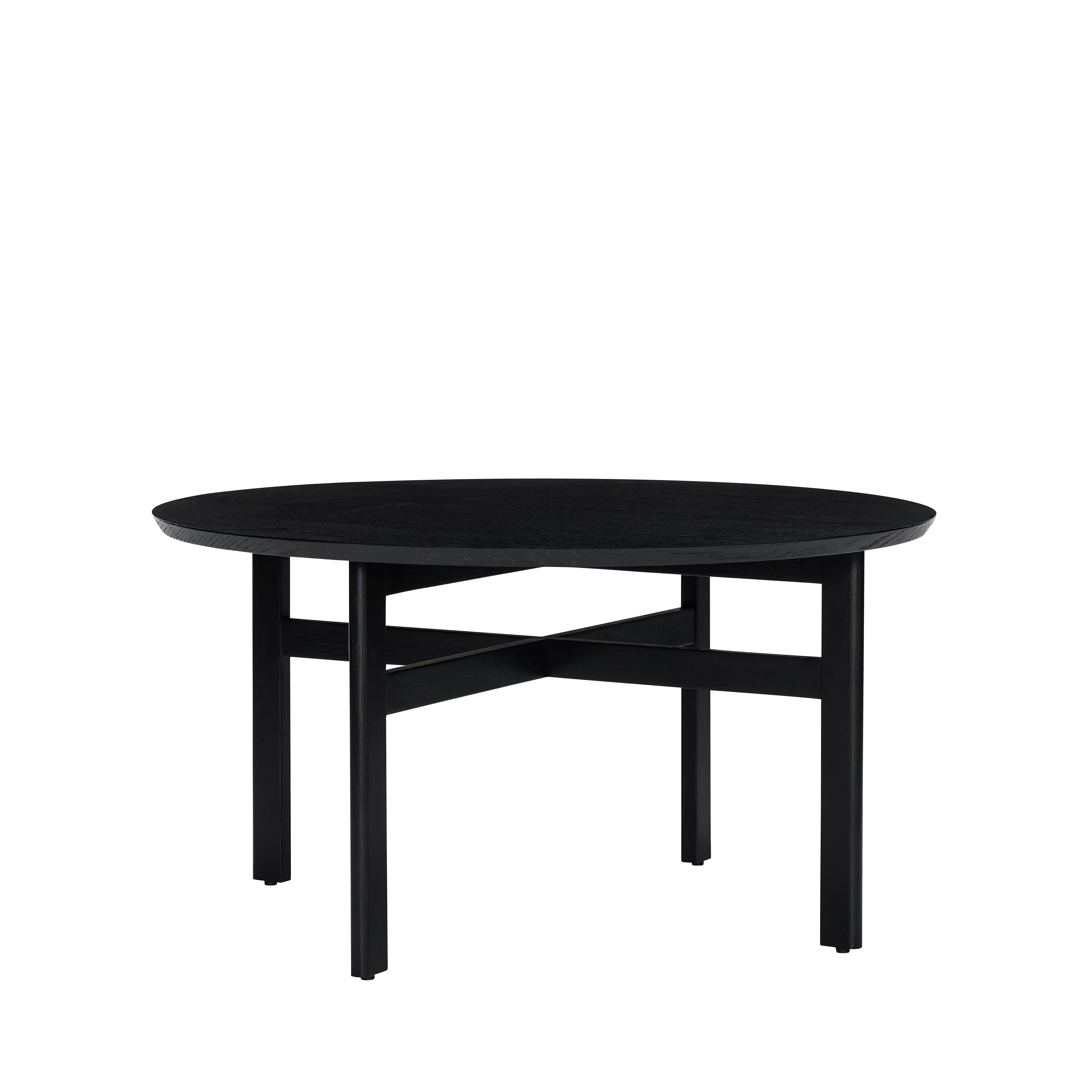 Fjord -sohvapöytä musta - Ø80xh42cm