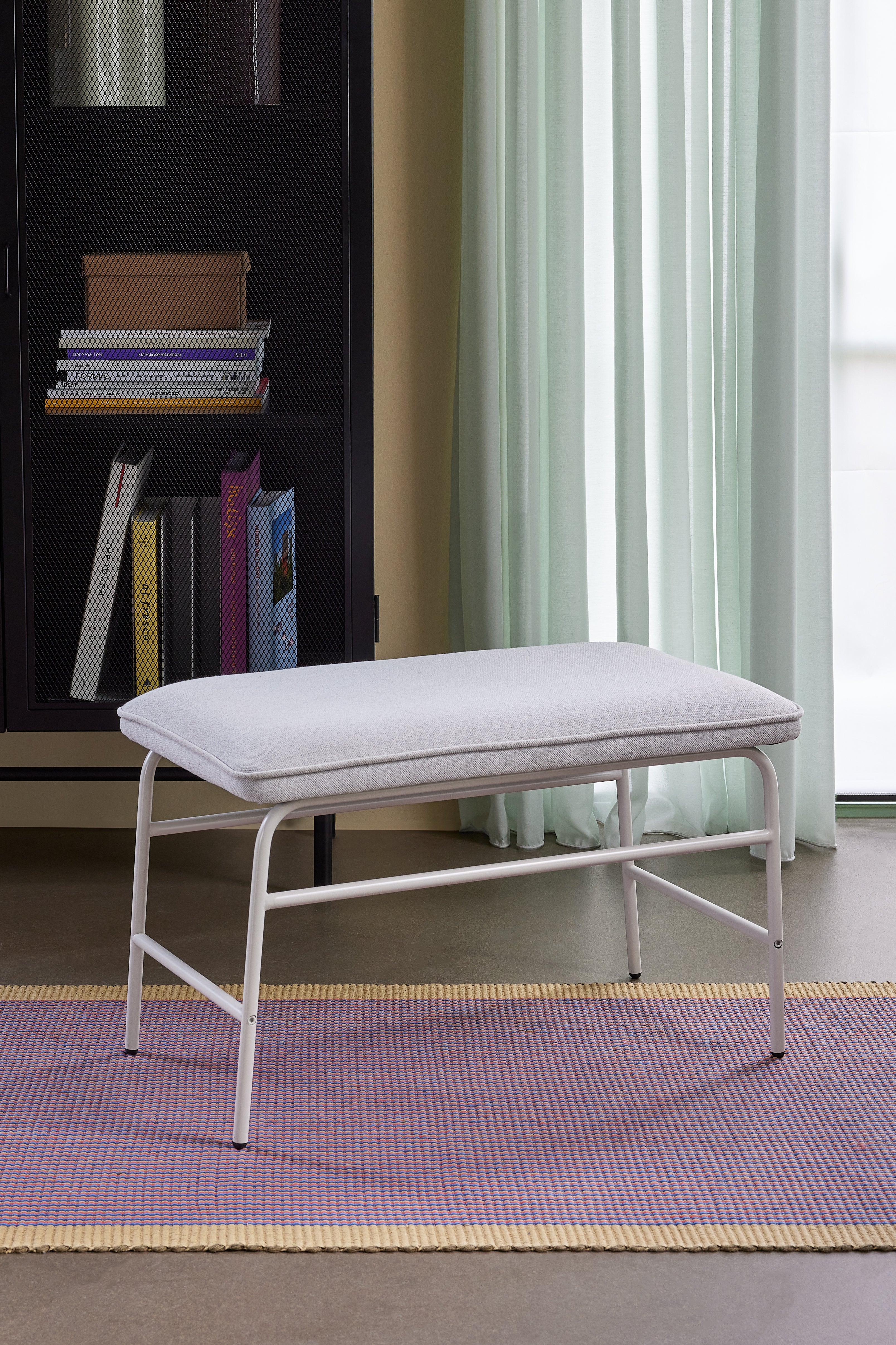 Mist Bench Grey - 70x40xh41cm