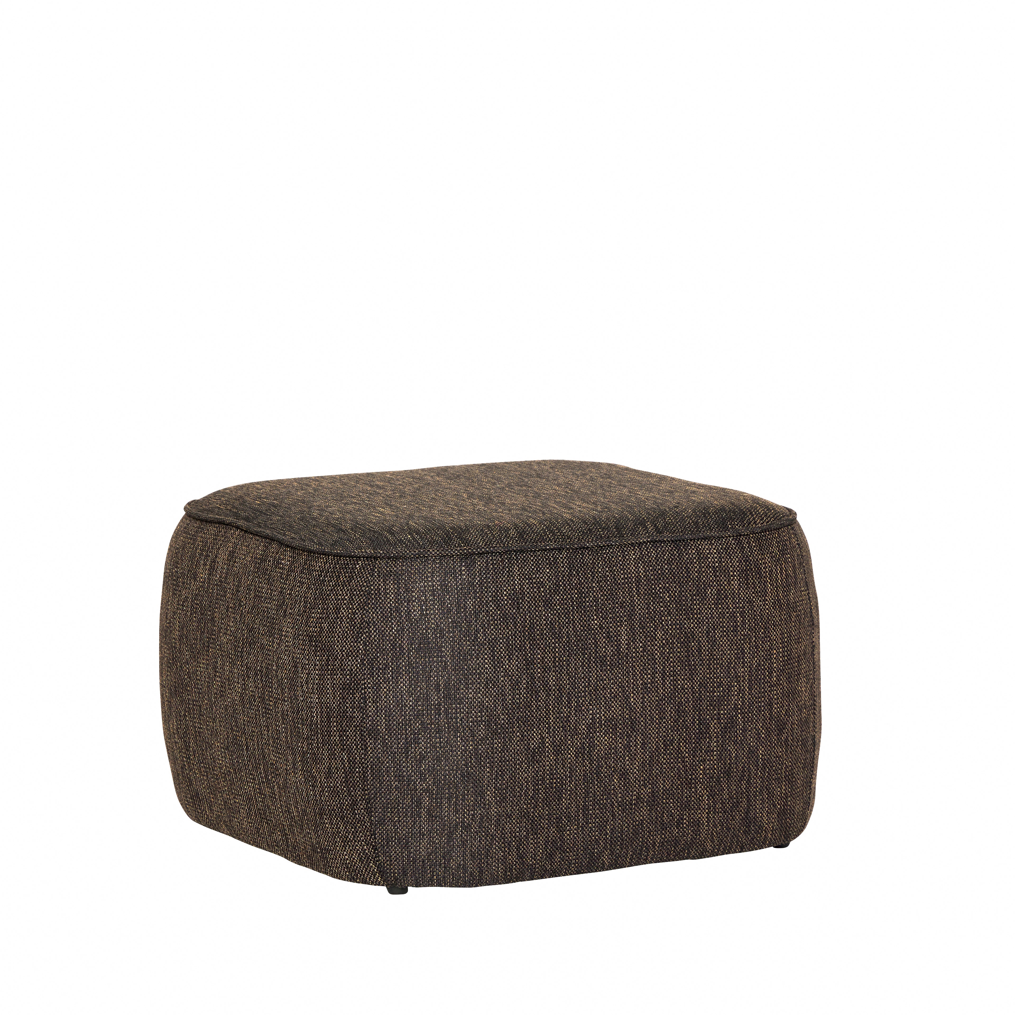 Kuutio puf tummanruskea - 57x57xh39cm