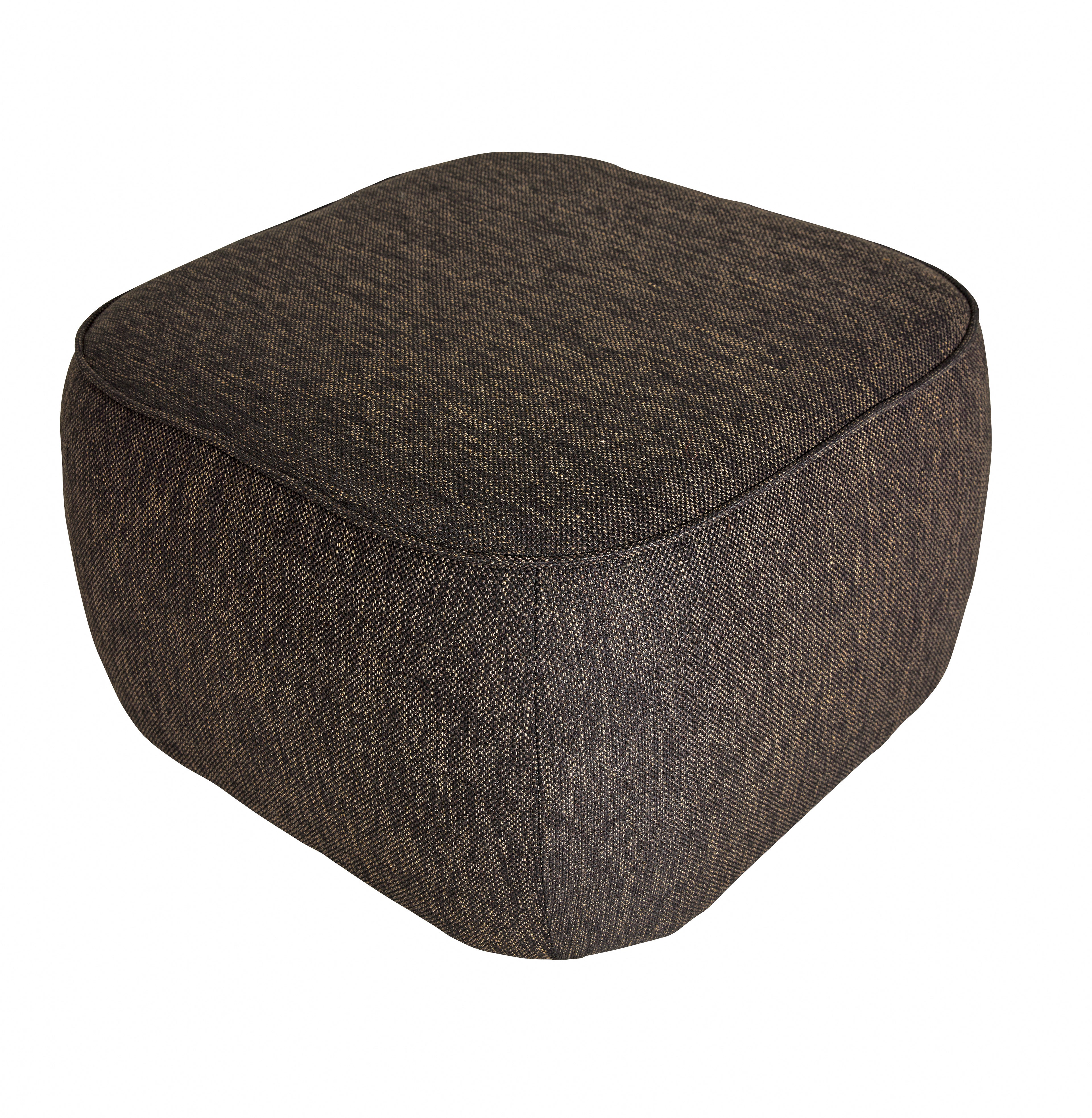 Kuutio puf tummanruskea - 57x57xh39cm