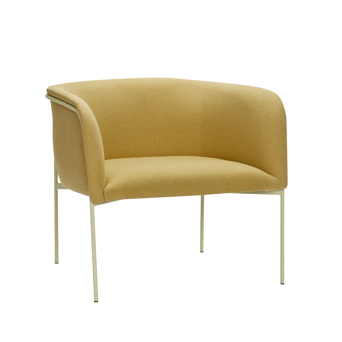 Eyrie Lounge -tuoli keltainen - 89x58xh78cm