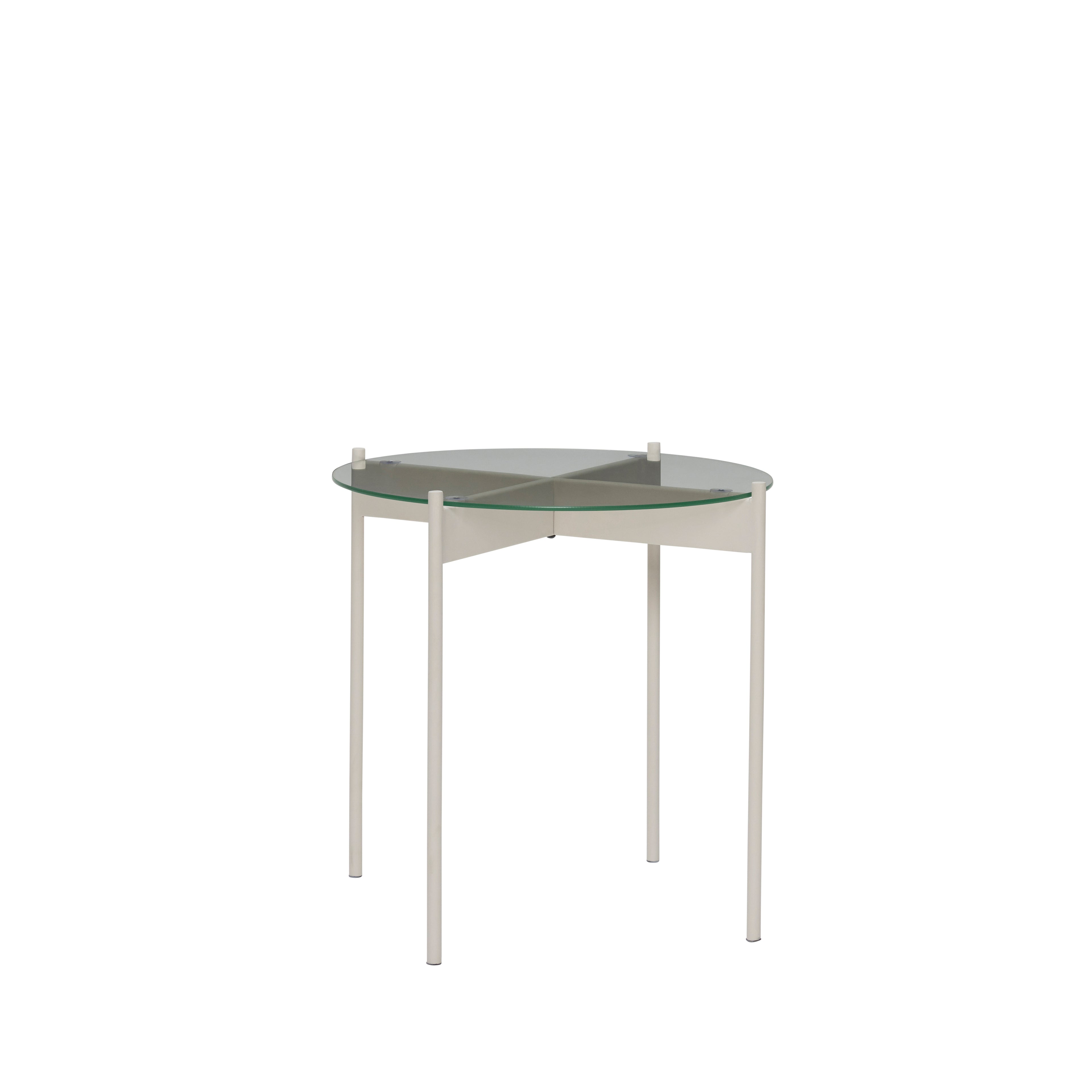 Palkin sivupöydän hiekka - Ø45xh42cm
