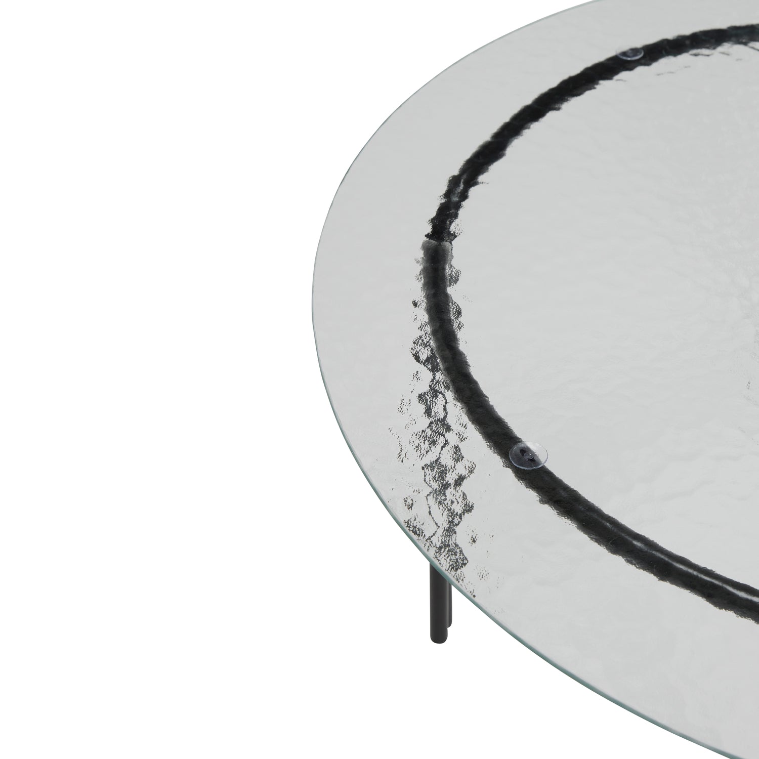 Orbit sohvapöytä musta - ø80xh45cm