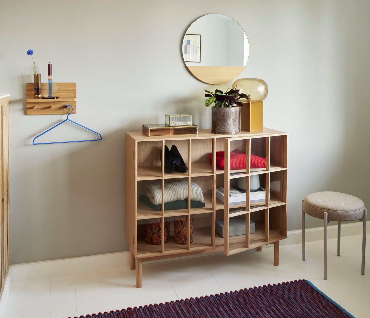 Siilojakkara Beige - ø41xh45cm