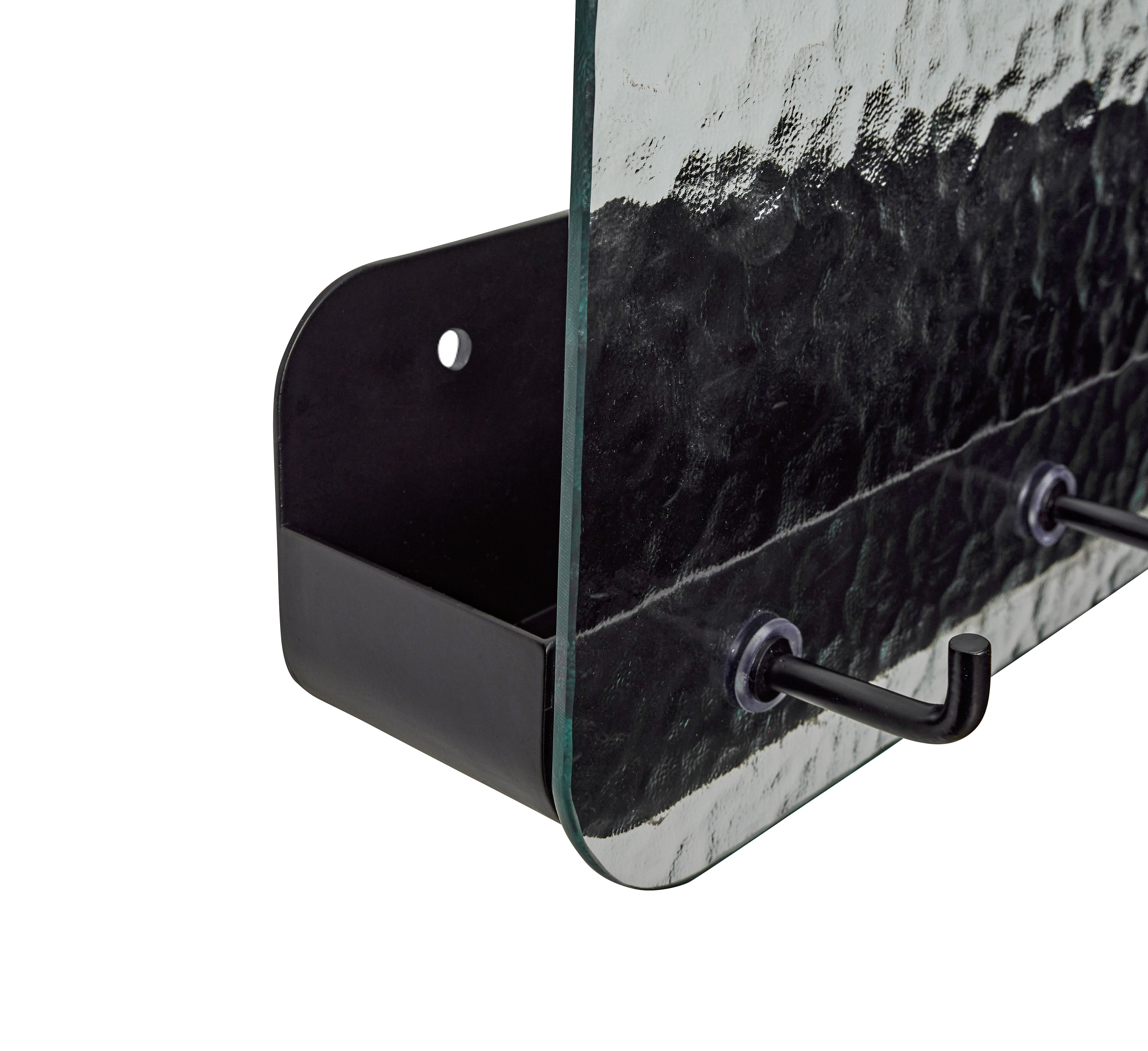 Shackhylly musta - 60x13xh30cm