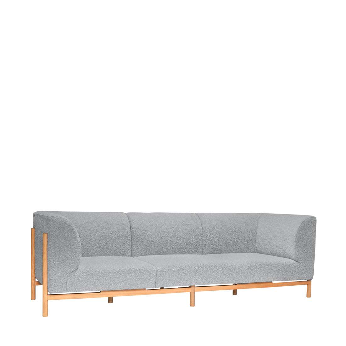 Moment SOFA 3 -henkilöstön iso harmaa - 257x89xh80cm