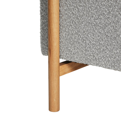 Moment SOFA 3 -henkilöstön iso harmaa - 257x89xh80cm