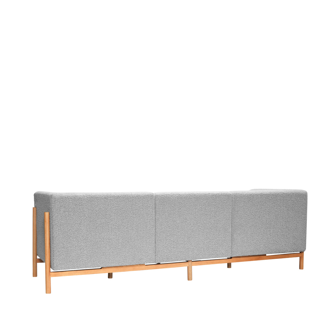 Moment SOFA 3 -henkilöstön iso harmaa - 257x89xh80cm