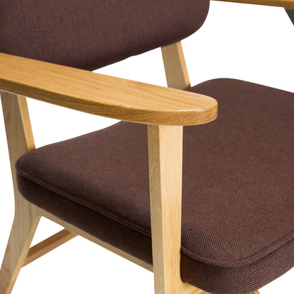 Haze lepotuoli Tummanruskea - 80x64xh71cm