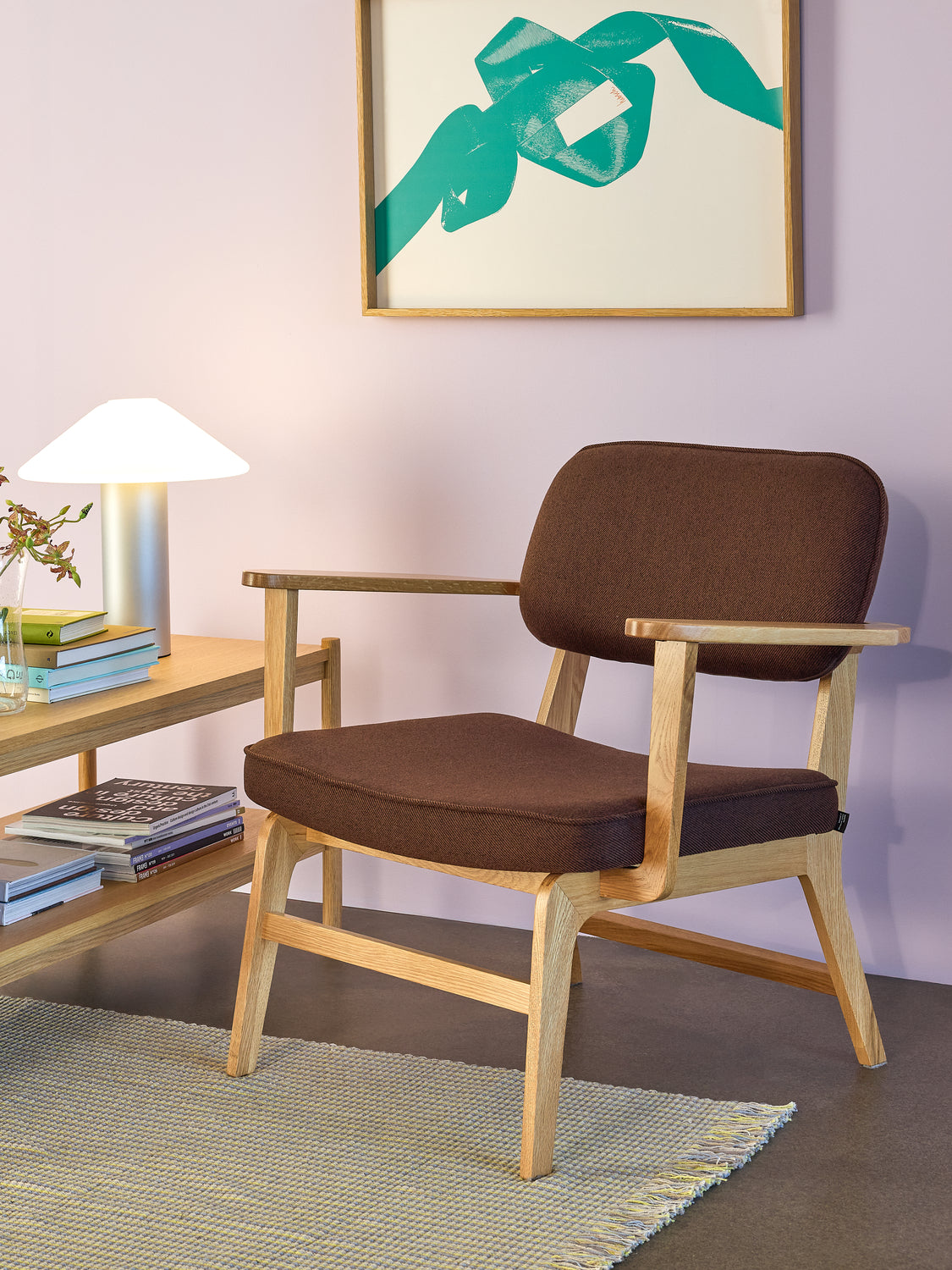 Haze lepotuoli Tummanruskea - 80x64xh71cm