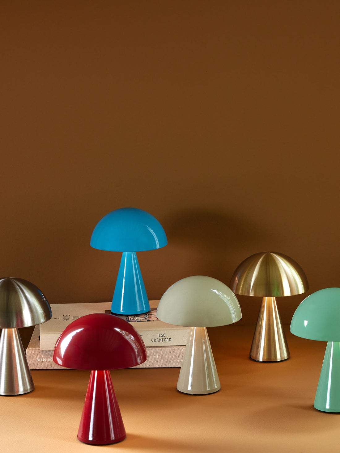 Hübsch Mush kannettava lamppu sininen