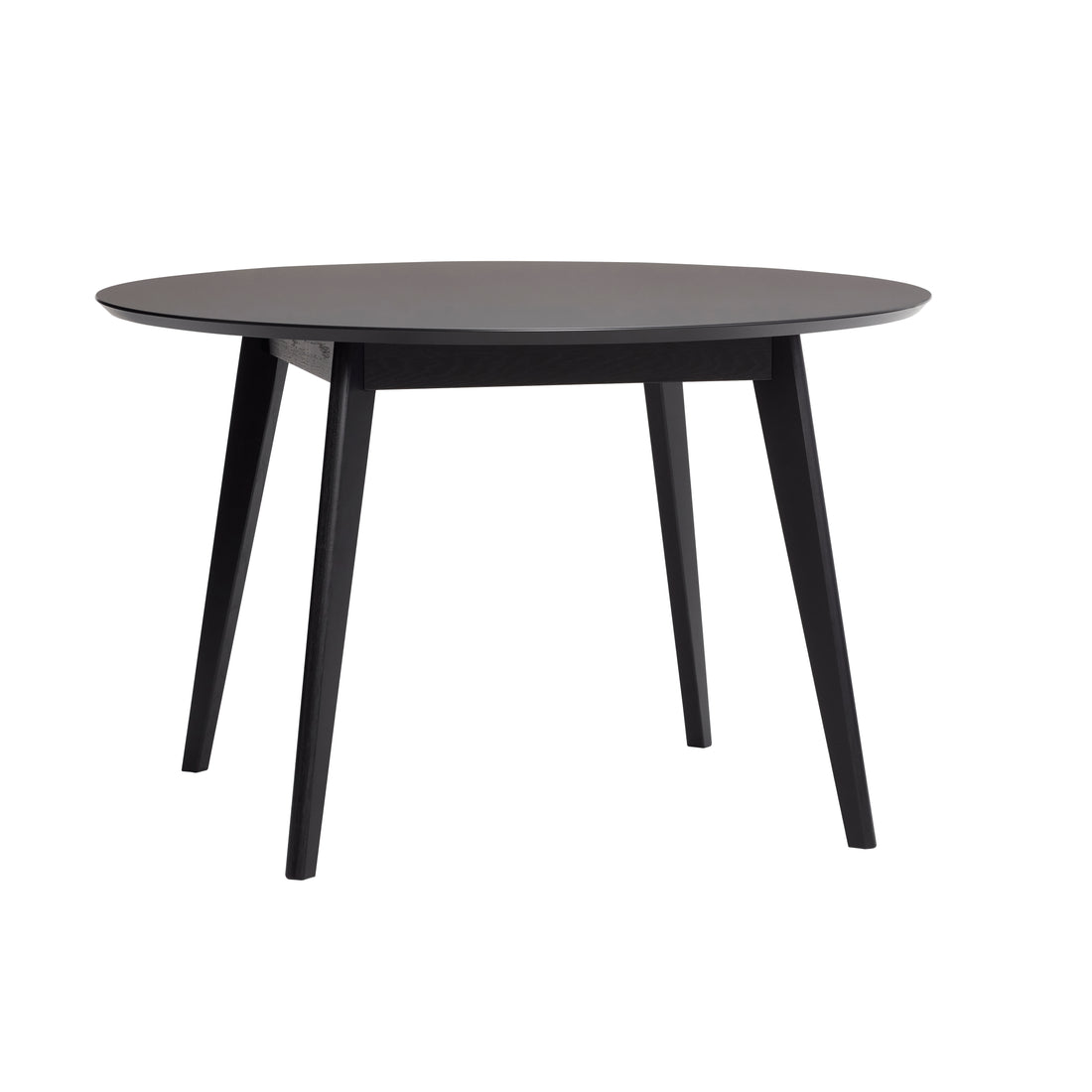 Pysy ruokapöytä pyöreä musta - Ø120xh76cm