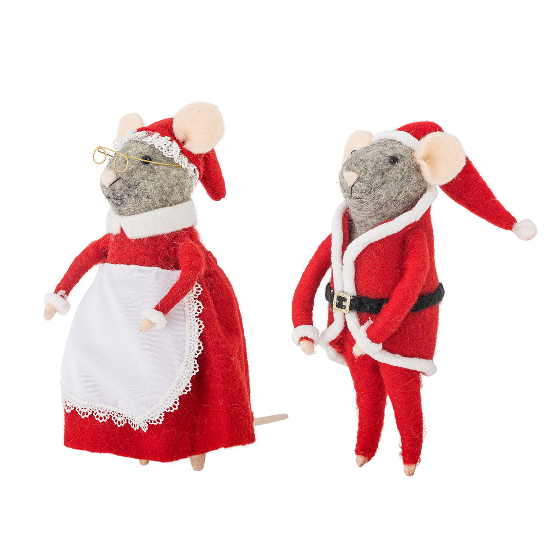 Bloomingville Peo -koriste, punainen, villa