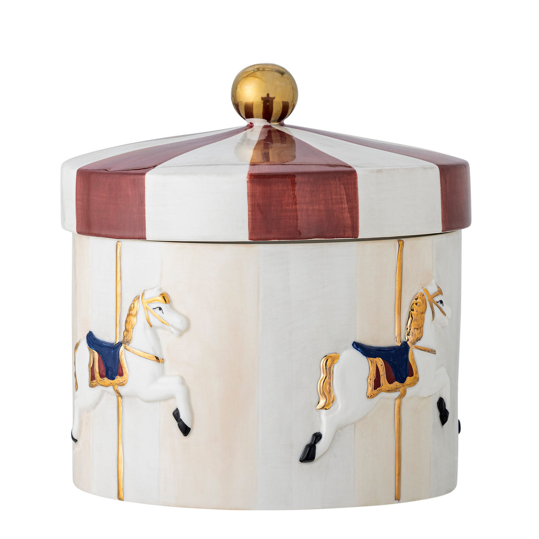 Bloomingville Merry-Go-Round Jar W/LID, PUNAIN