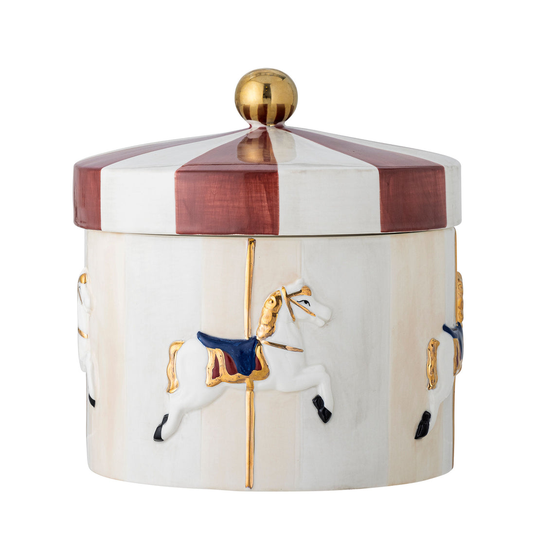 Bloomingville Merry-Go-Round Jar W/LID, PUNAIN