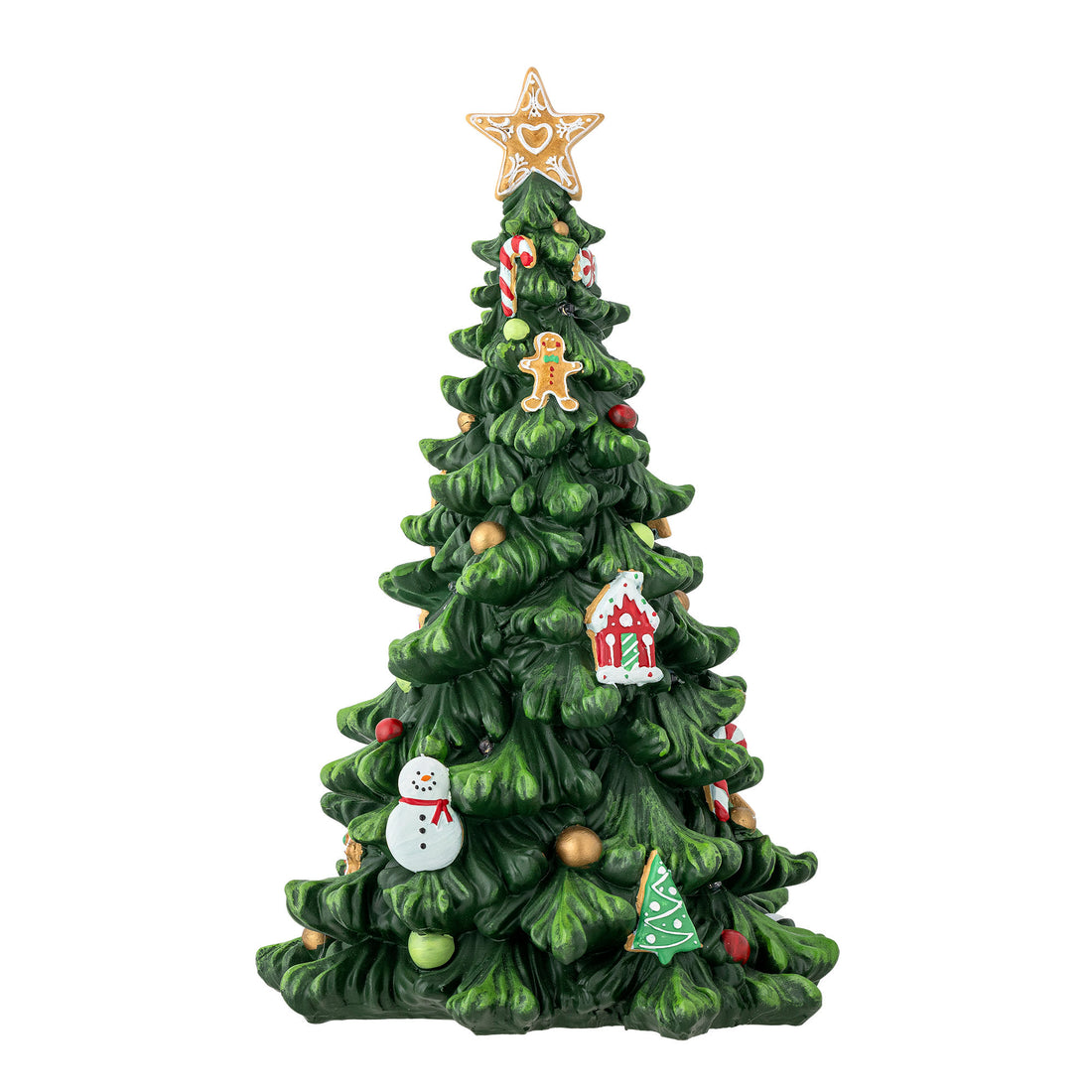 Bloomingville Eddy Decoration valoilla, vihreä, polyresin