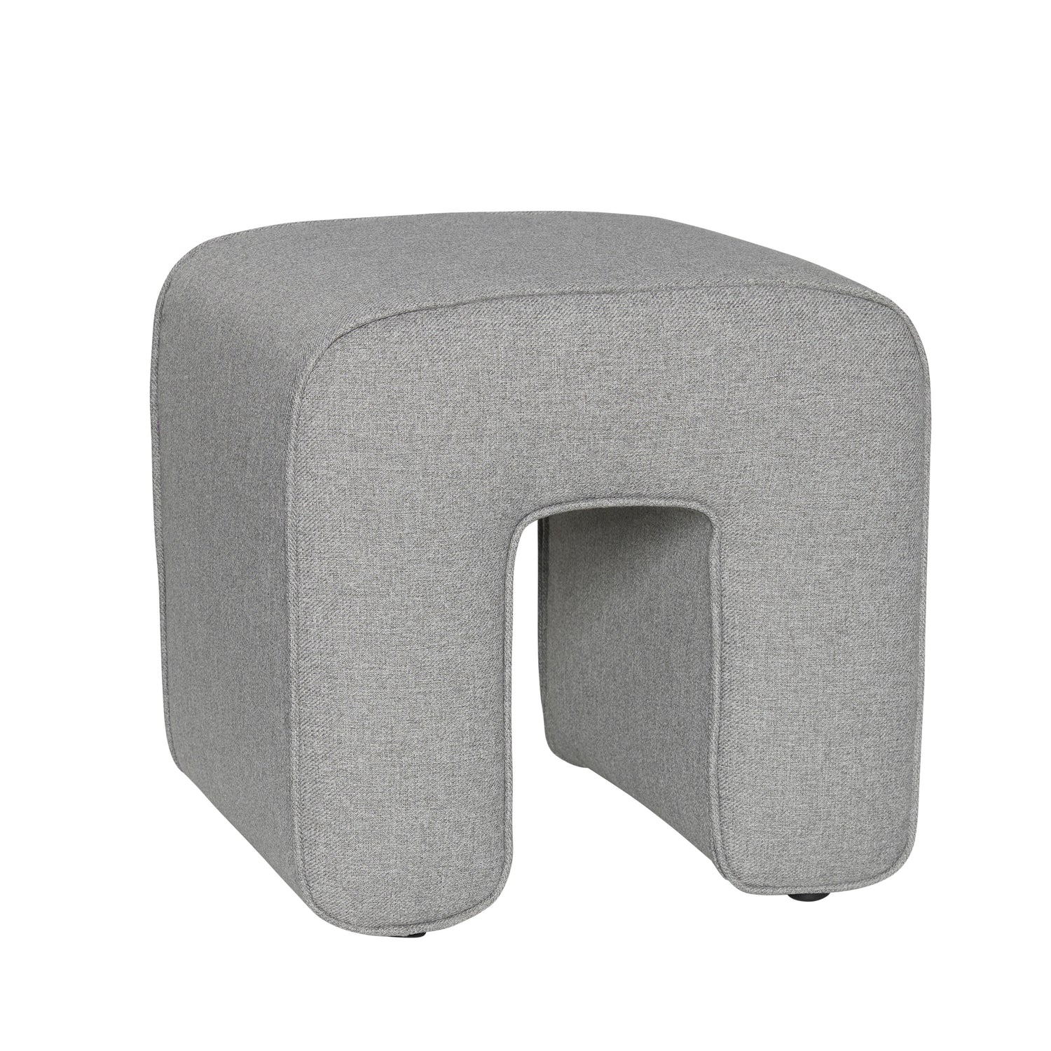 Veistos PUF GRAY - 45X45XH47CM