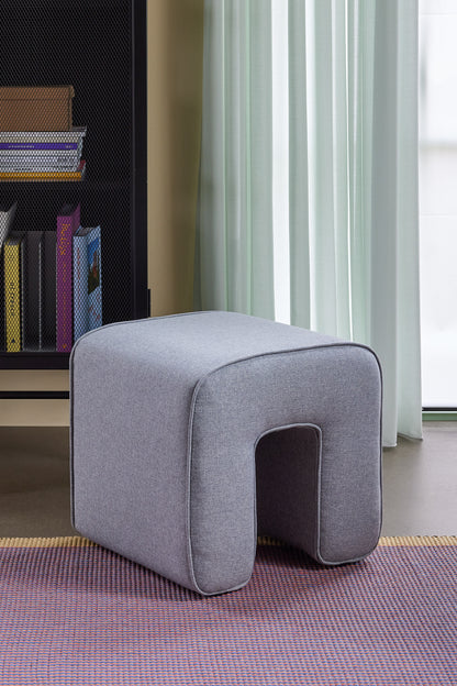 Veistos PUF GRAY - 45X45XH47CM