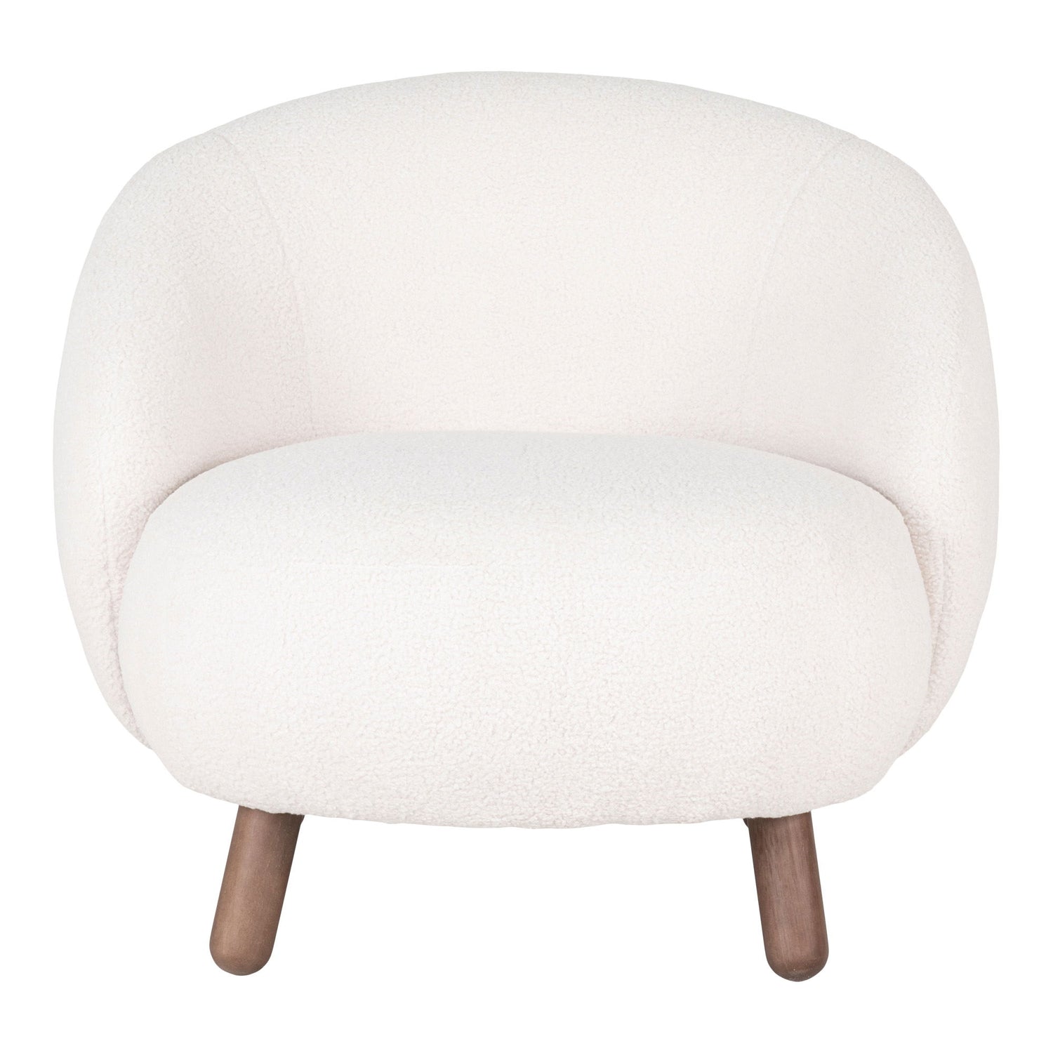 Savona Set - Lounge -tuoli ja puff, valkoinen HN1094
