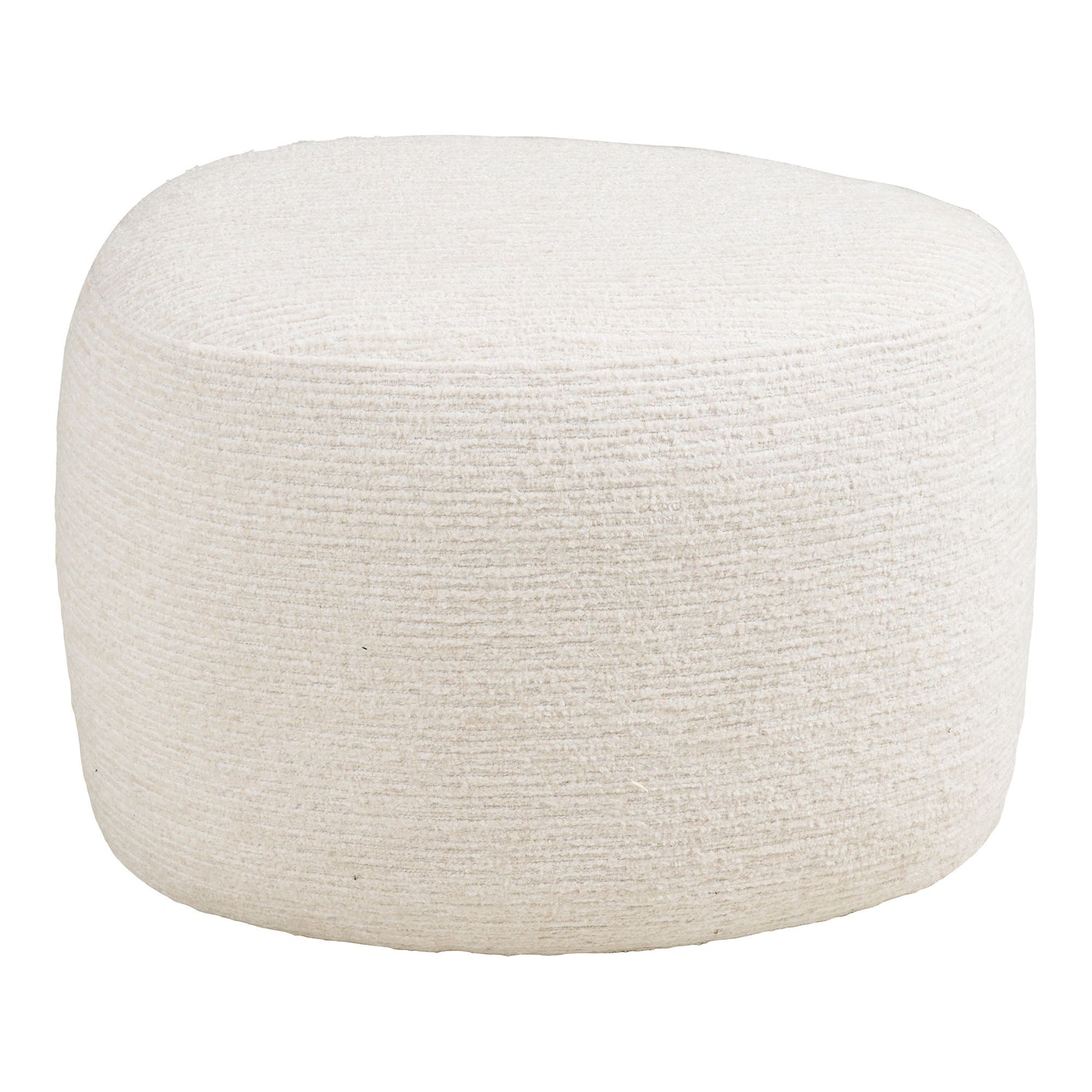 Milo Set - Lounge -tuoli ja puff, pois -valkoinen HN1081