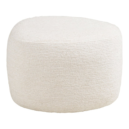 Milo Set - Lounge -tuoli ja puff, pois -valkoinen HN1081