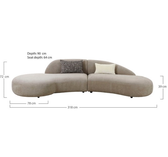 Venice Sofa - Sofa med 2 puder