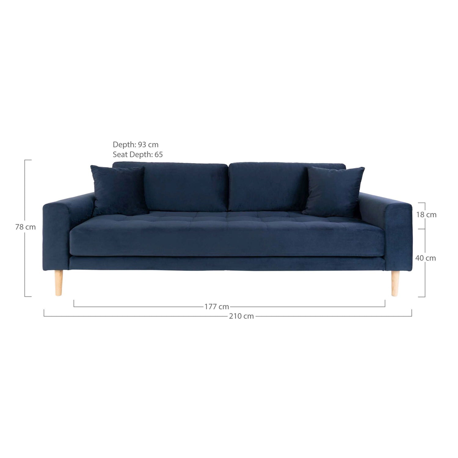 Lido 3 Personers Sofa - 3 Personers Sofa