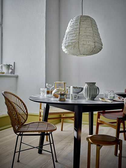 Bloomingville Peron -ruokapöytä, musta, FSC® 100%, tammi