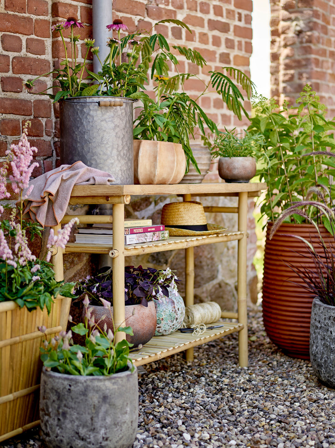 Bloomingville Mesola yrttipotta, ruskea, magnesia