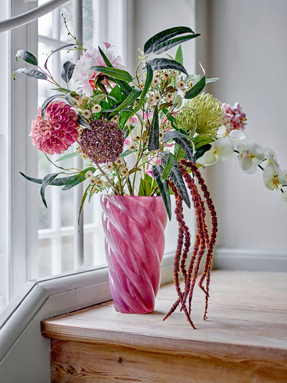 Bloomingville Callo maljakko, Rosa, Glass