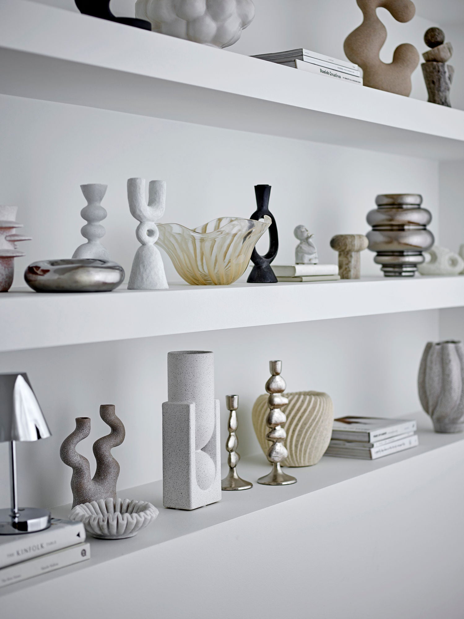 Bloomingville Harmonia Bowl, valkoinen, marmori