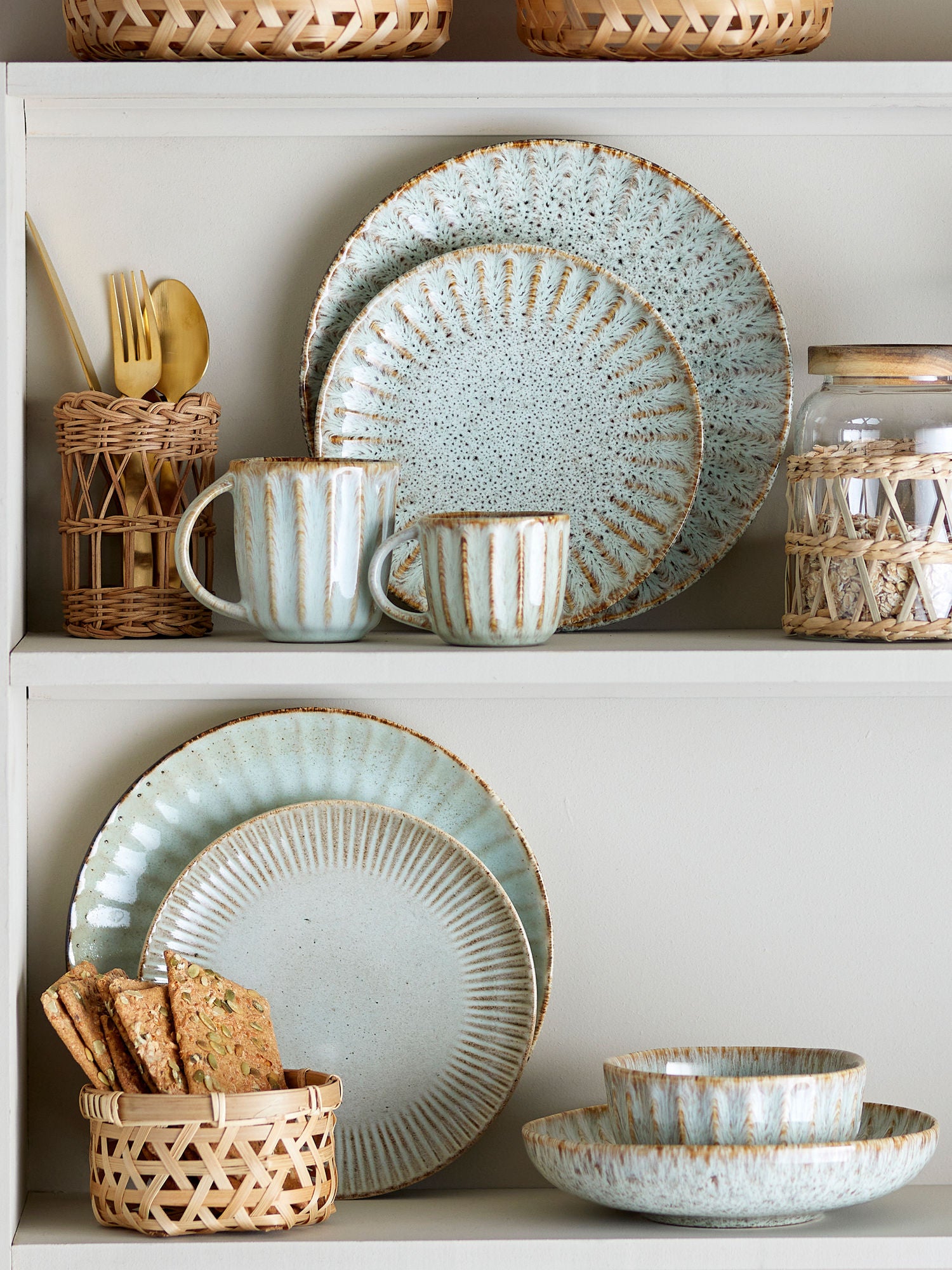 Luova kokoelma Fleur Design Service Set, Luonto, Stoneward