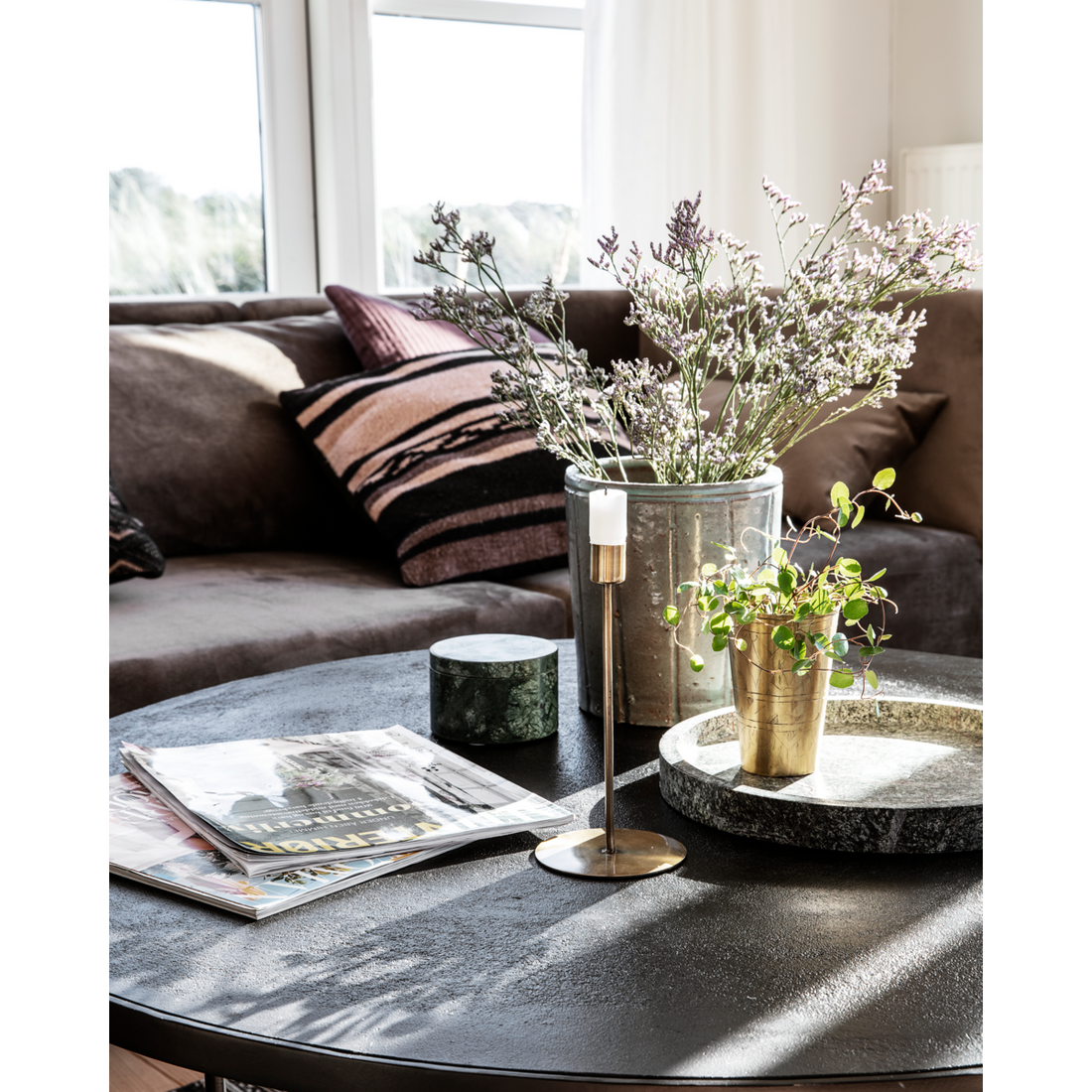 Kynttilänjalka, Hanit, antiikki messinki