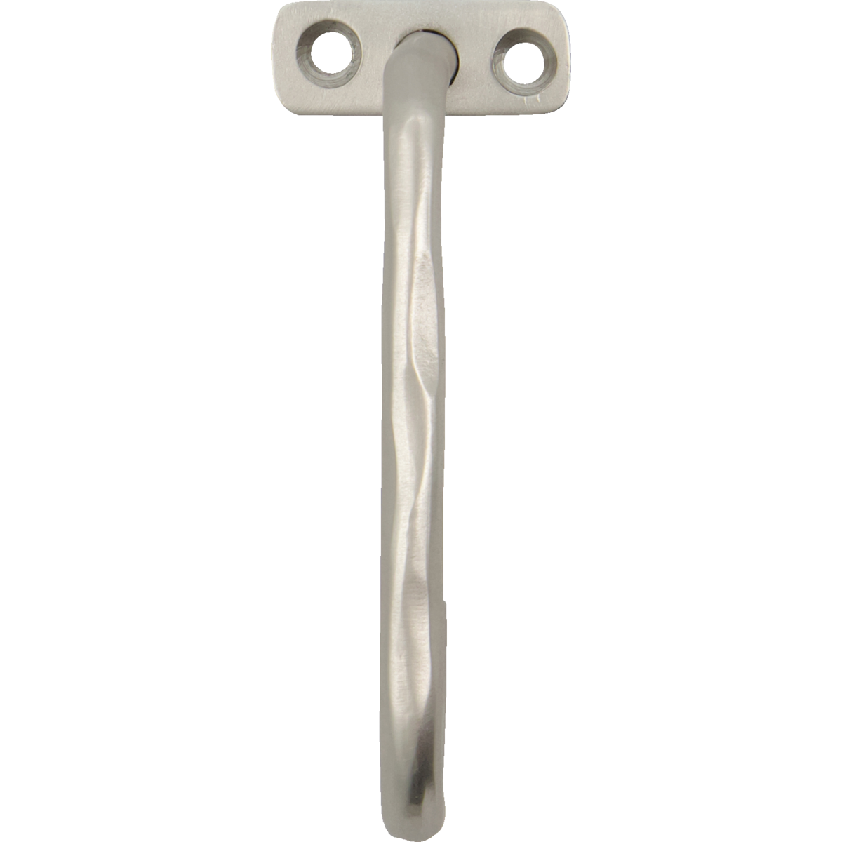 Koukku, hdwelo, harjattu hopeapinta