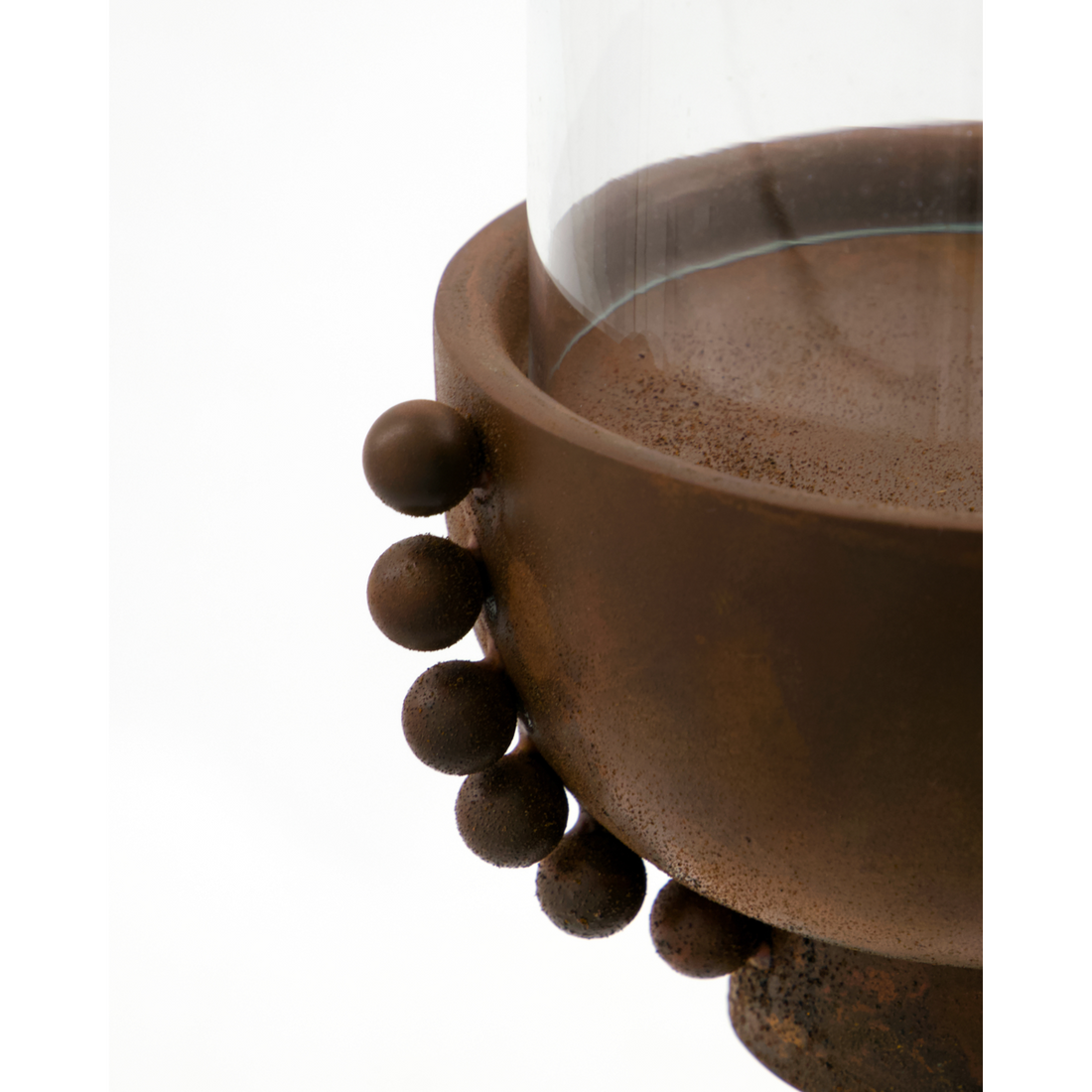 Kynttilänjalka, hdmanet, antiikki ruskea