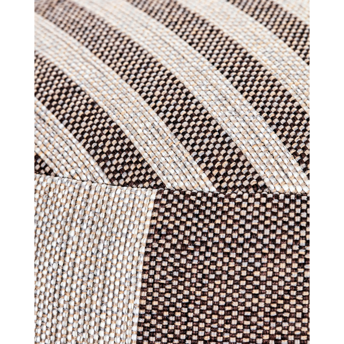 Puff, hdalfo, ruskea; valkoinen