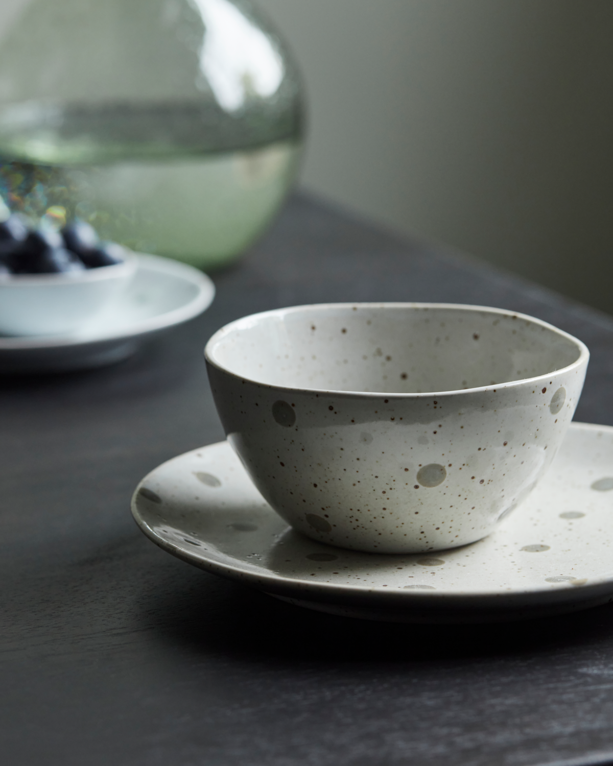 Kulho, HDDots, valkoinen; Vihreä