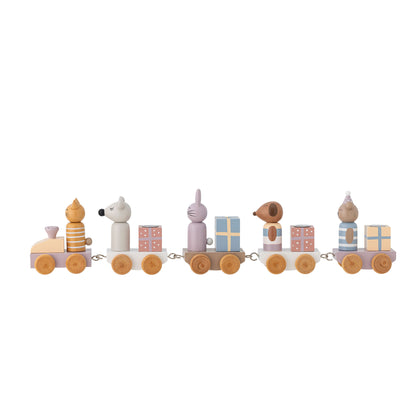 Bloomingville Mini Junaid Syntymäpäiväkoriste, Rosa, FSC®100%, MDF