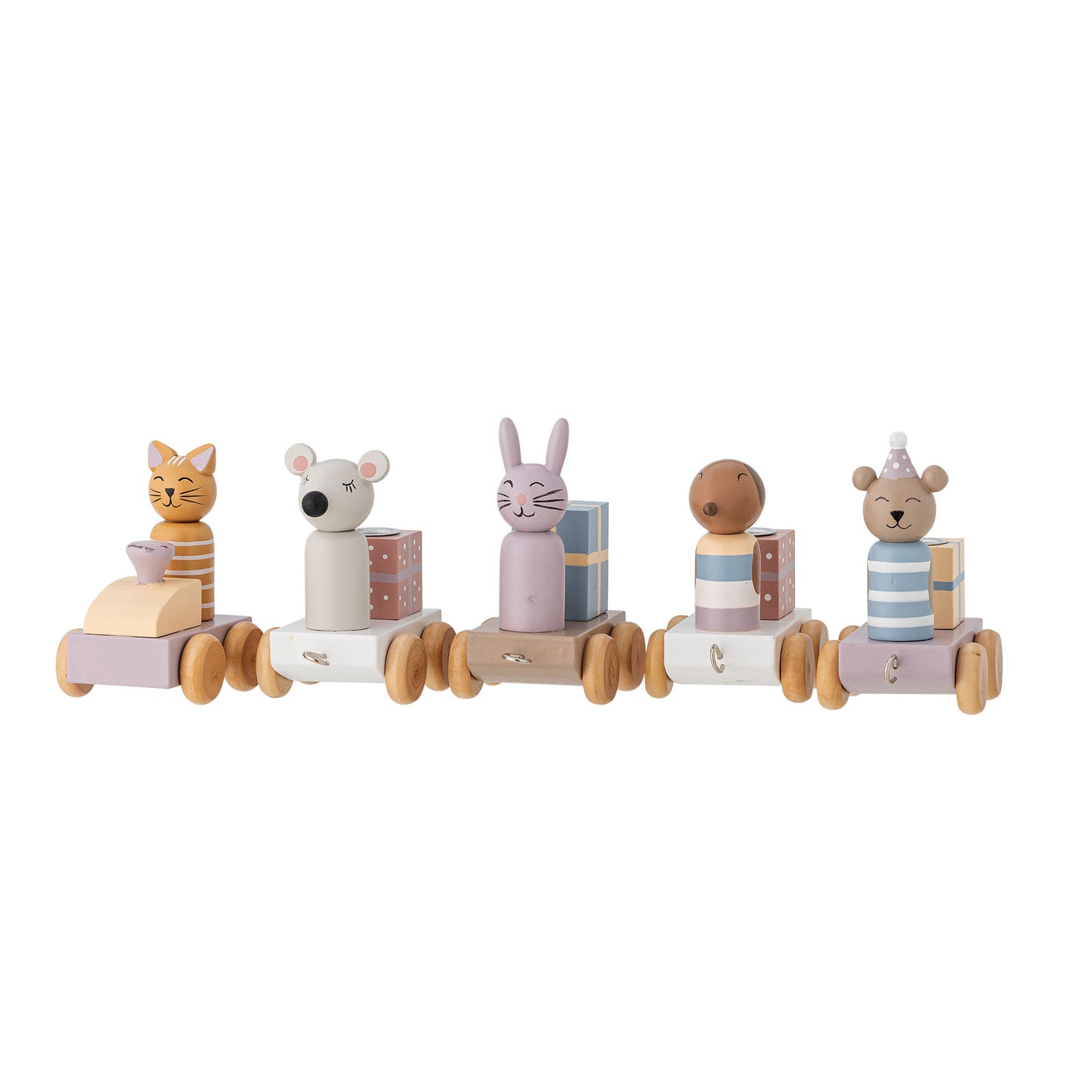 Bloomingville Mini Junaid Syntymäpäiväkoriste, Rosa, FSC®100%, MDF